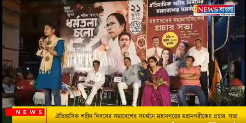 মহানগরের মহানগরীকের প্রচার সভা