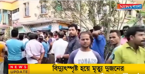 বিদ্যুৎস্পৃষ্ট হয়ে মৃত্যু দুজনের